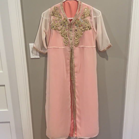 Moroccan kaftan with shoes - Picture 3 of 13